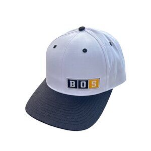 Richardson Pro 212 BOS Snapback Hat Cap Men M-L White Adjustable Snapback Active